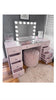 (Set) Hollywood Mirror, Table & 2 x Draw Set “Diva