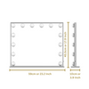 (Set) Hollywood Mirror, Table & 2 x Draw Set “Beverly Hills 2