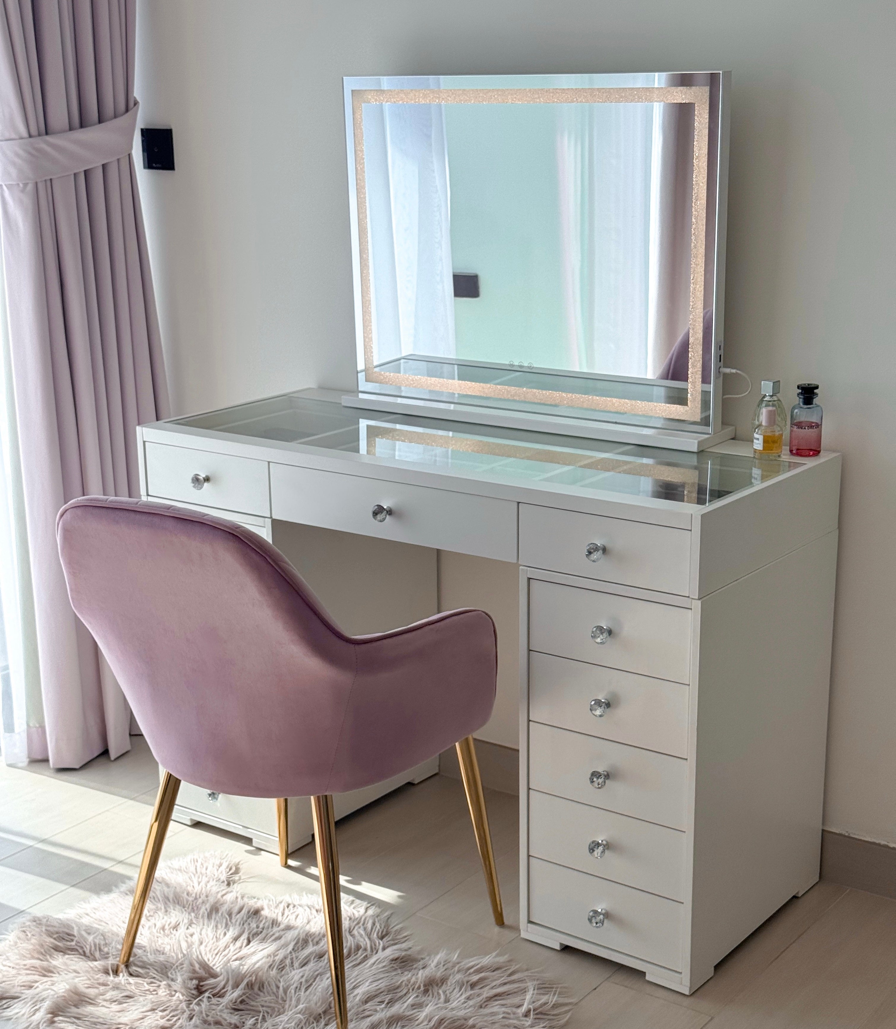 Hollywood Mirror Large "Crystal"