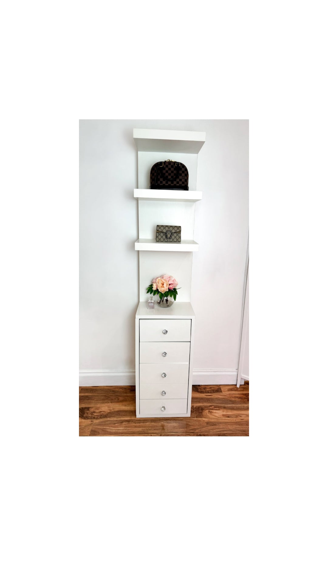 5 Drawer Makeup Shelf “Diamond”