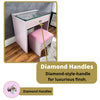 (SET) Pink Mini Vanity table & Chair 