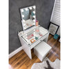 (SET) Pink Mini Vanity table, Mirror & Chair 