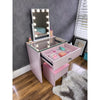 (SET) Pink Mini Vanity table, Mirror & Chair 