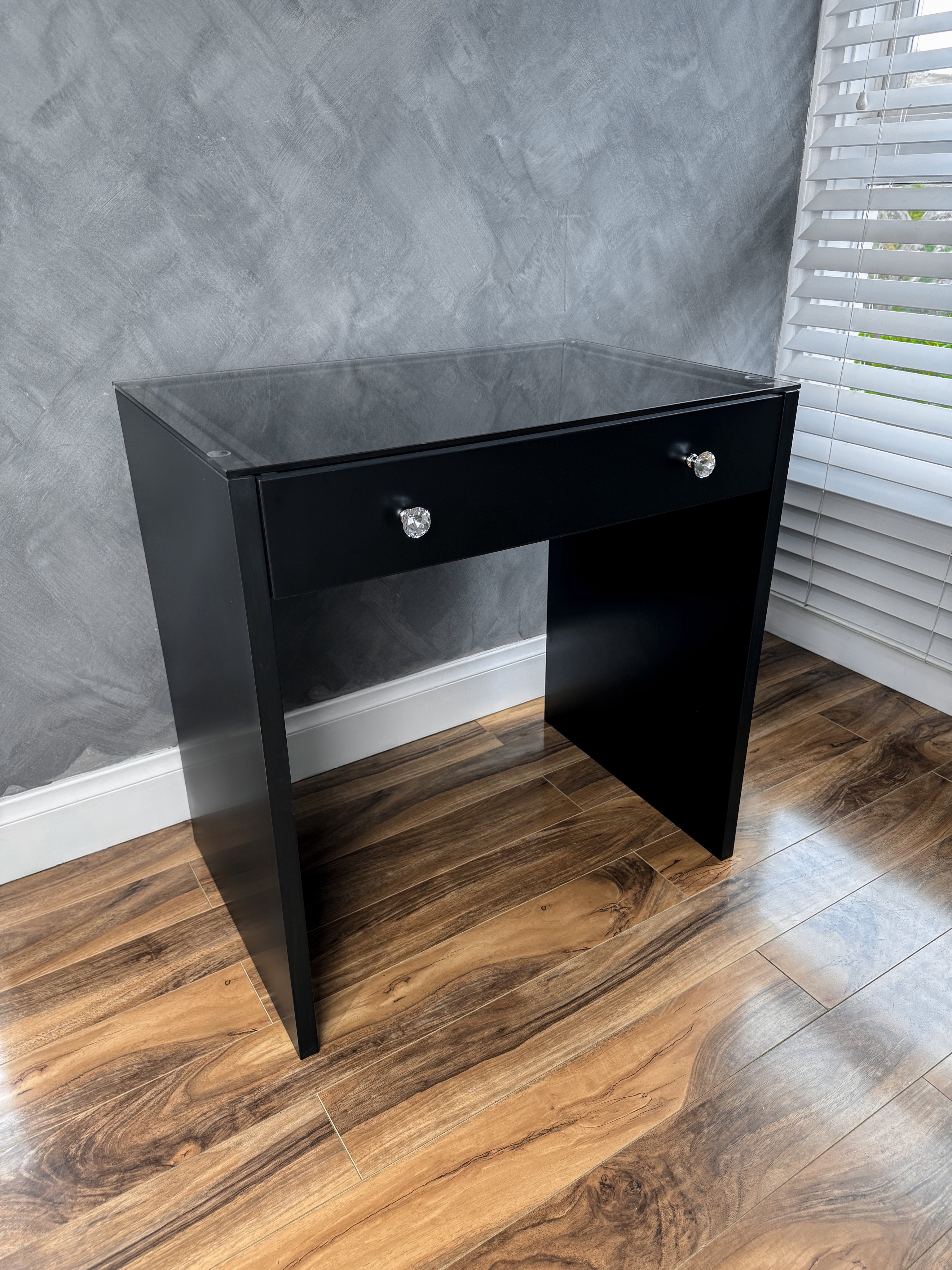 Electra Vanity Table “Diamond” Black