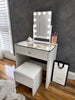 (SET) Pink Mini Vanity table, Mirror & Chair 