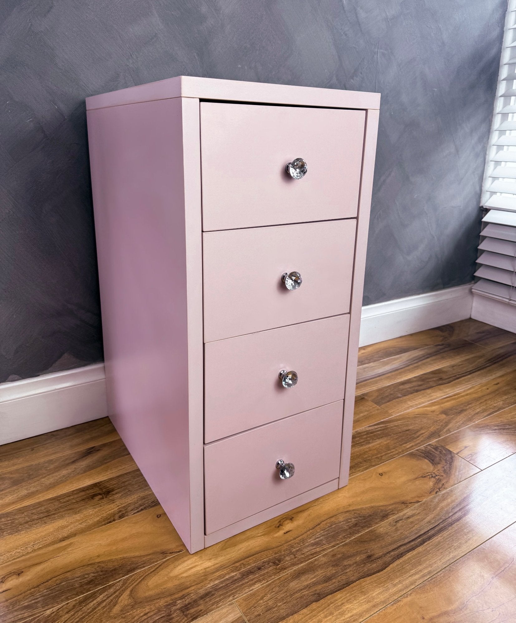 4 Drawer “Diamond” Pink