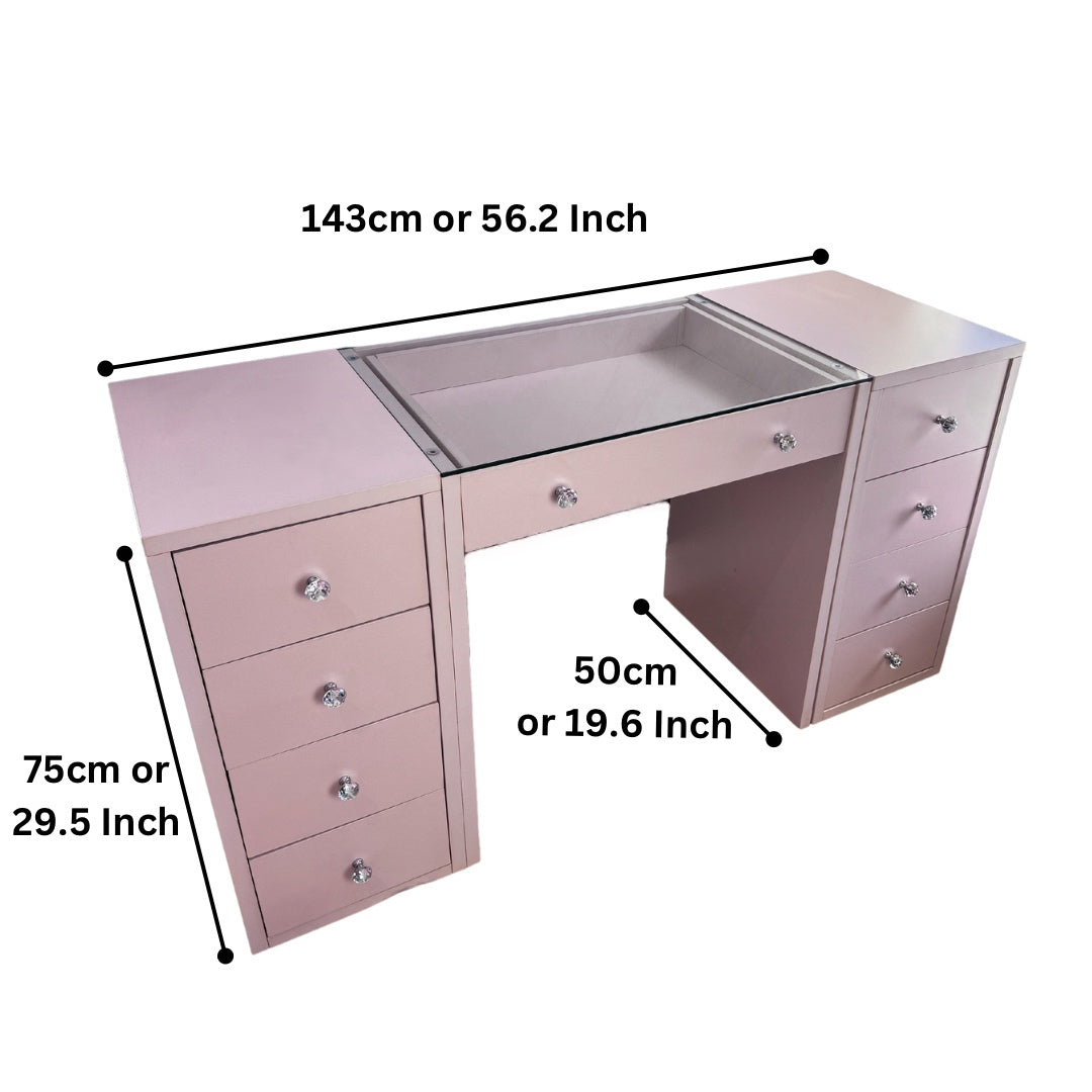 Table & 2 x Draw Set “Iconic" Pink