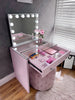 (Set) Hollywood Mirror & Table Pink 