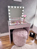 (Set) Hollywood Mirror & Table Pink 