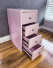 4 Drawer “Diamond” Pink