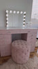 Load and play video in Gallery viewer, (Set) Hollywood mirror, Table &amp; 2x drawer set &quot;Pink Dream&quot;