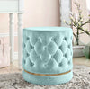 Chair Ottoman Stool Aqua